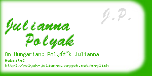 julianna polyak business card